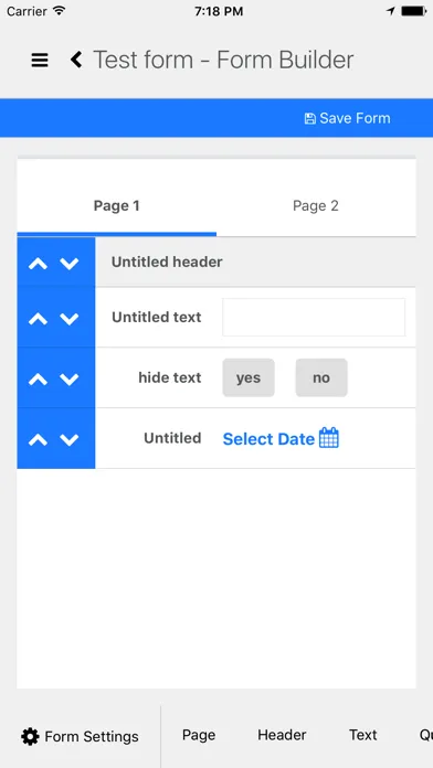 eFRS Screenshots