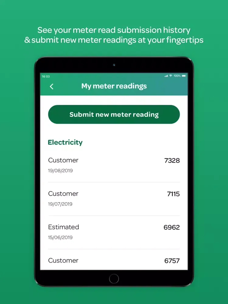 Robin Hood Energy iPad  স্ক্রিনশট