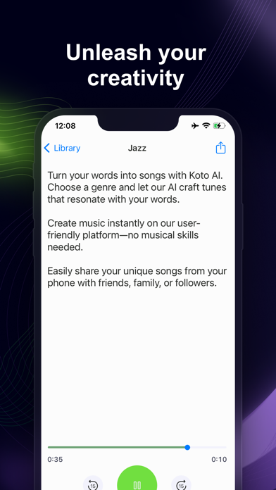 Koto AI: Generate Music应用截图