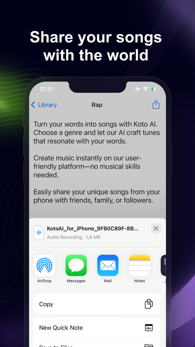 Koto AI: Generate Music应用截图