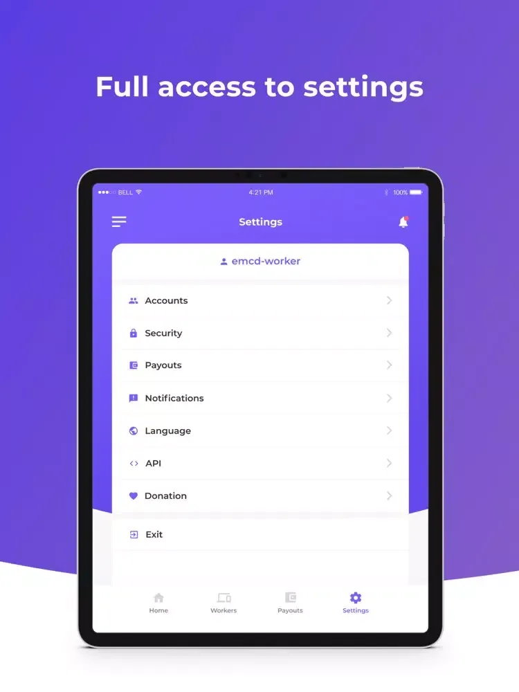 Zrzuty ekranu EMCD Pool App iPad 