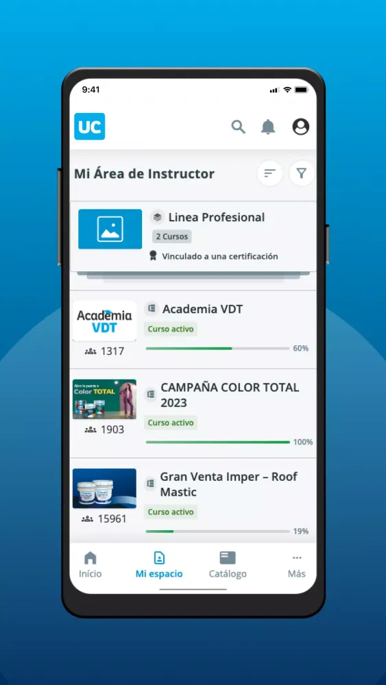 Capturas de pantalla de Universidad Comex