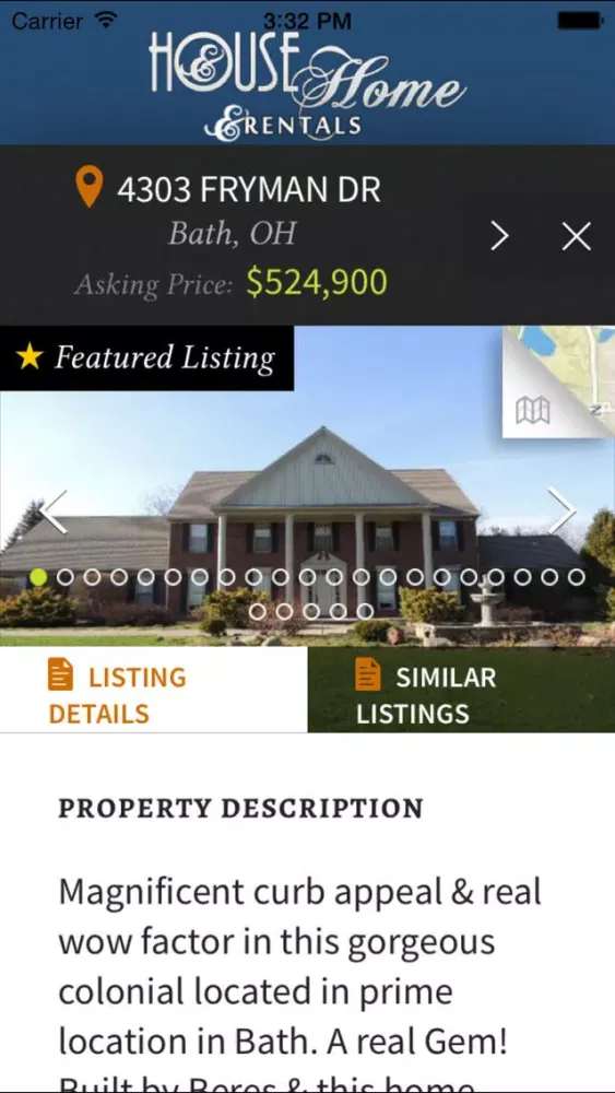 Homes.ohio.com 스크린샷