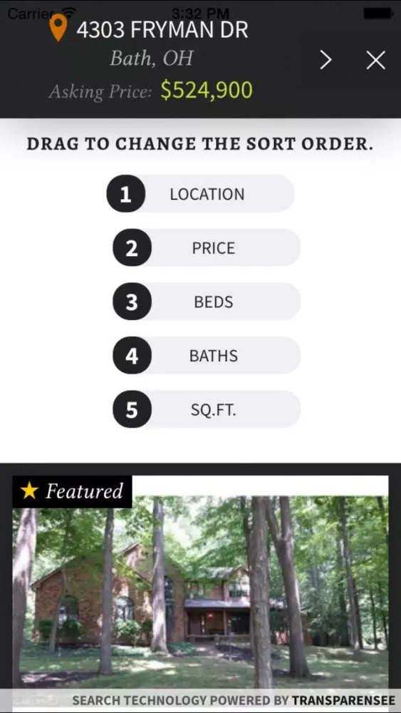 Homes.ohio.com 스크린샷