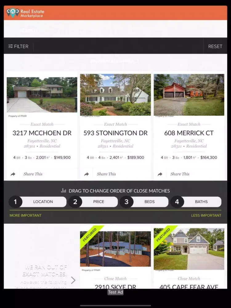 Real Estate Marketplace iPad 應用截圖