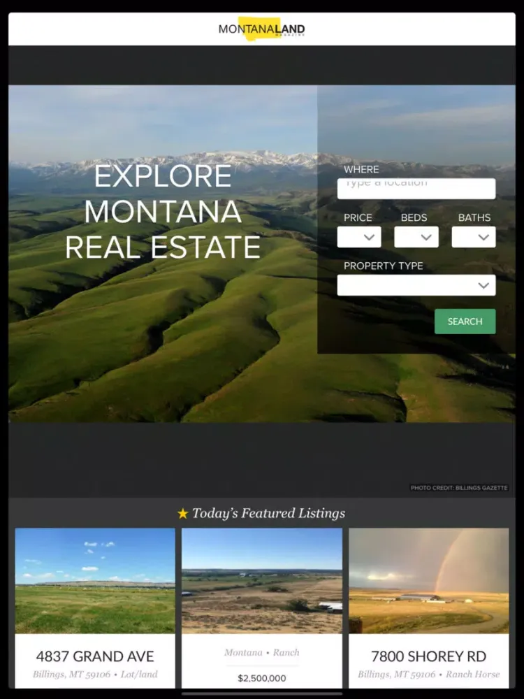 Montana Land Magazine iPad 應用截圖