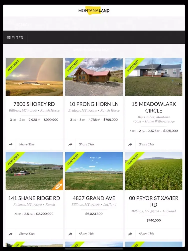 Montana Land Magazine iPad 應用截圖