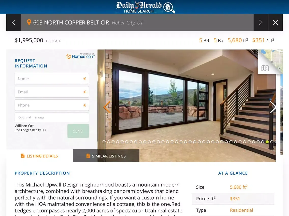 Screenshot di Daily Herald Homes For You iPad 