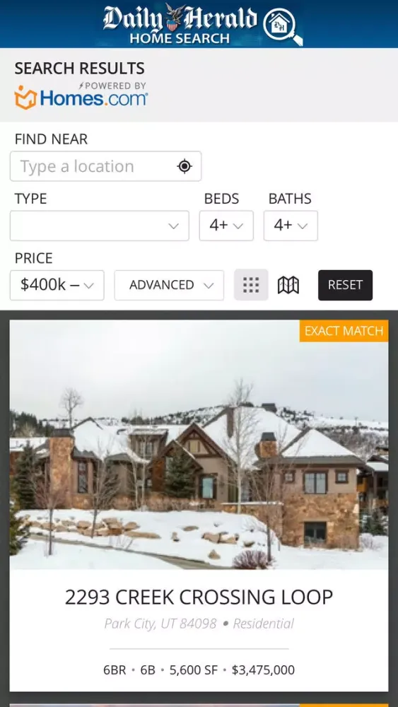 Screenshot di Daily Herald Homes For You