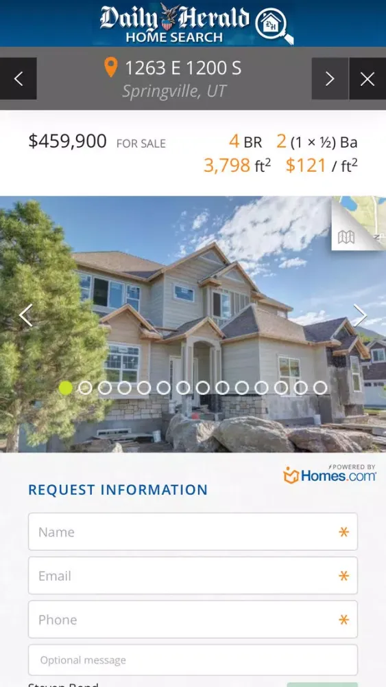 Screenshot di Daily Herald Homes For You