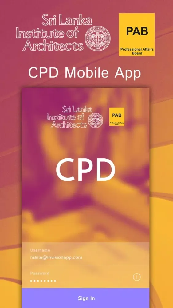 SLIA CPD سکرین شاٹس
