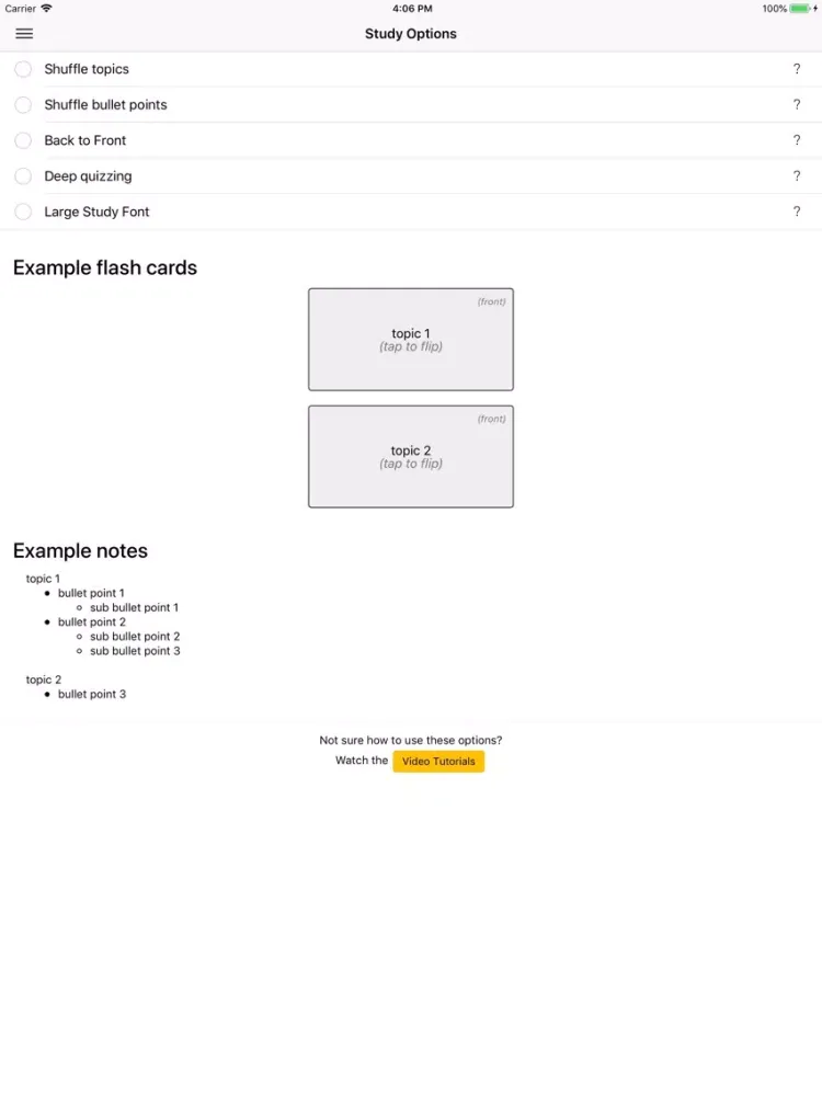 Zrzuty ekranu ShuffleStudy iPad 