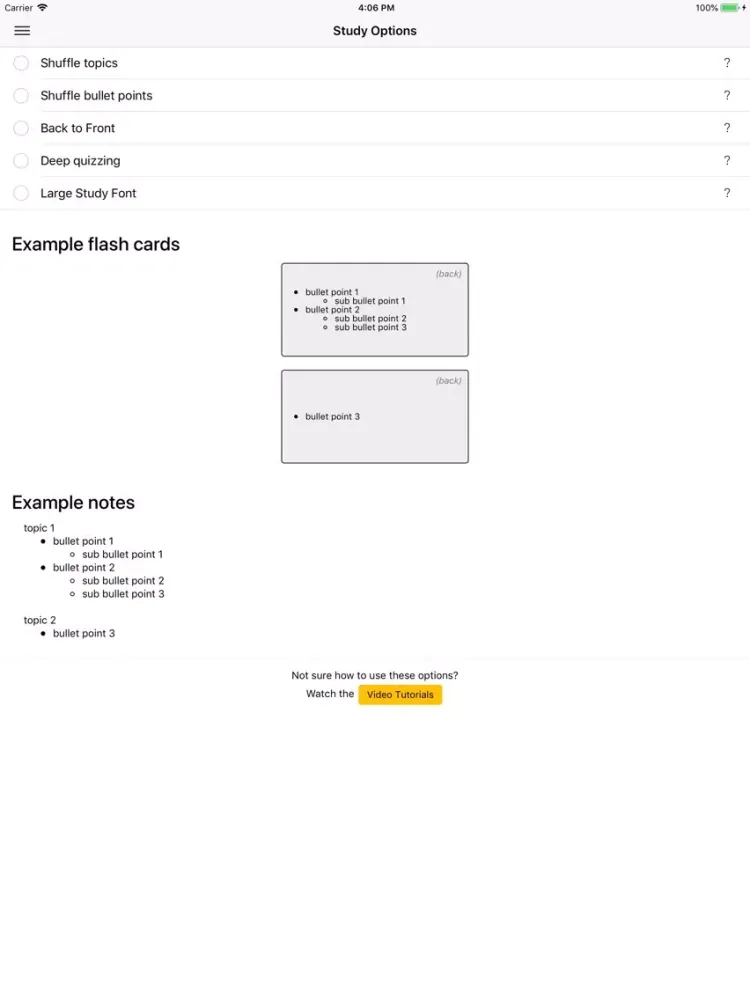 Zrzuty ekranu ShuffleStudy iPad 