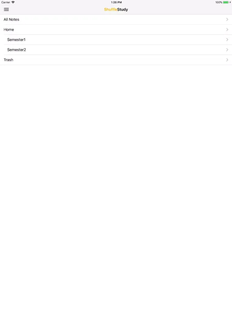 Zrzuty ekranu ShuffleStudy iPad 