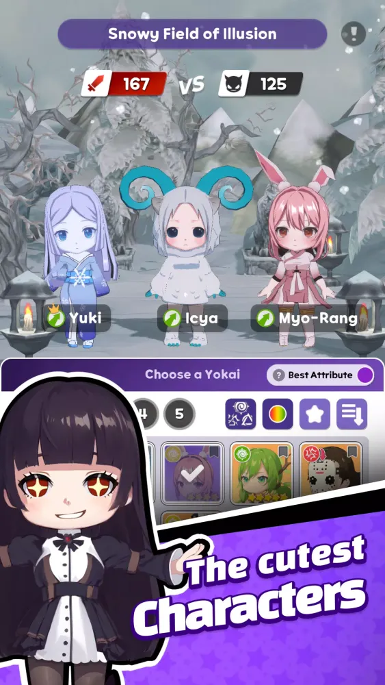 Yokai GO! - Super Cute Shooter应用截图