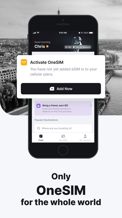 eSIM io: Travel SIM Card Screenshots