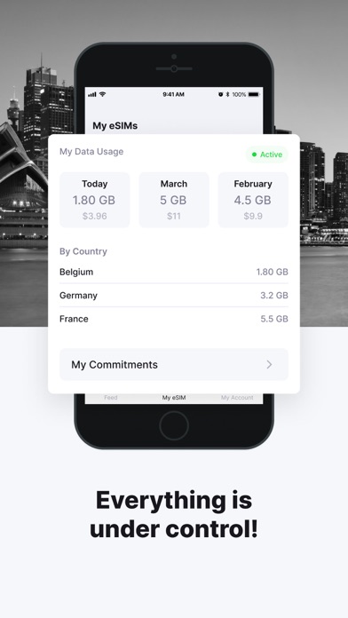 eSIM io: Travel SIM Card Screenshots