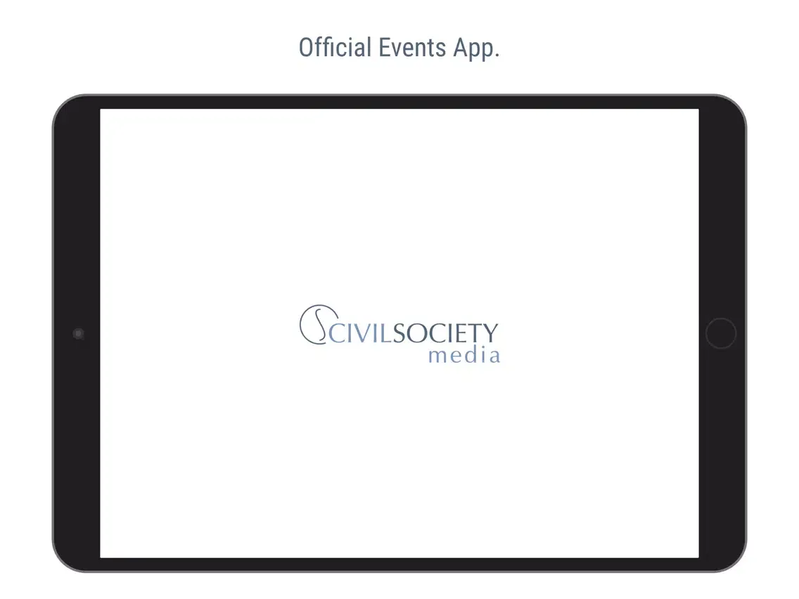 Zrzuty ekranu Civil Society Media Events iPad 