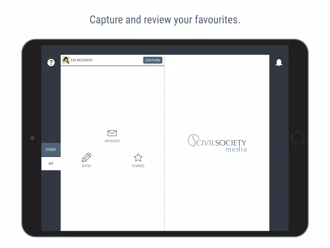 Civil Society Media Events iPad 应用截图