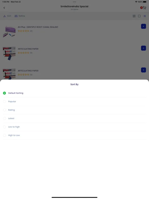 Smile Store India iPad  스크린샷