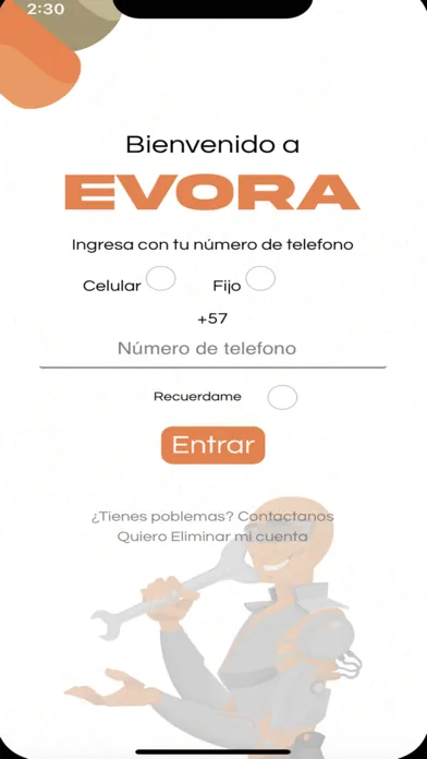 Evora 스크린샷