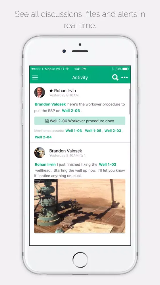 Exigo - Team Communication سکرین شاٹس