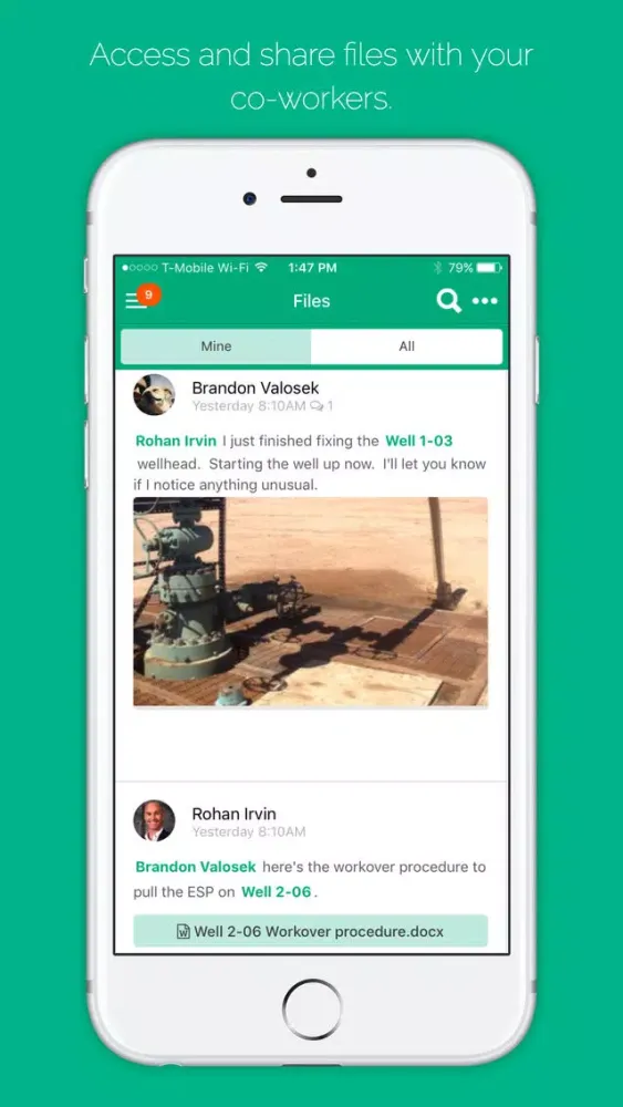 Exigo - Team Communication سکرین شاٹس
