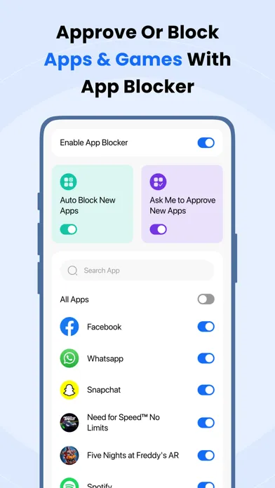 Tangkapan layar Parental Controls - FamilyTime