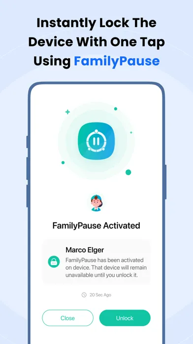 Tangkapan layar Parental Controls - FamilyTime