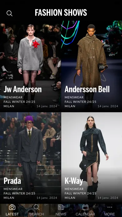 ภาพหน้าจอของ Fashion Network