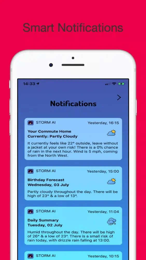 Tangkapan layar Storm AI
