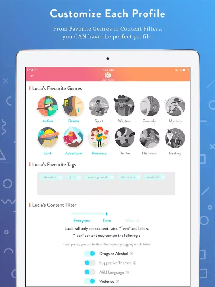 Tangkapan layar StoryShop - Join The Story iPad 
