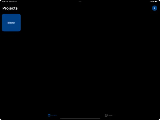 Tangkapan layar Inventory - Projects Organizer iPad 