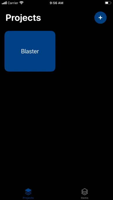 Tangkapan layar Inventory - Projects Organizer