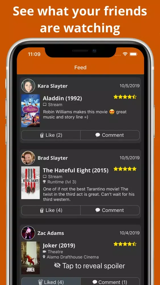 Скриншоты FLX - The Social Movie App