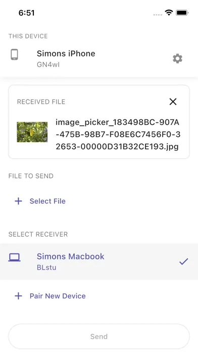 Screenshot di AirDash File Sharing