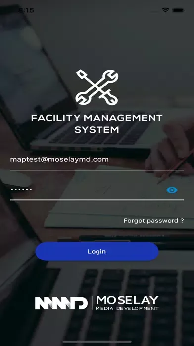 Facility Management System應用截圖