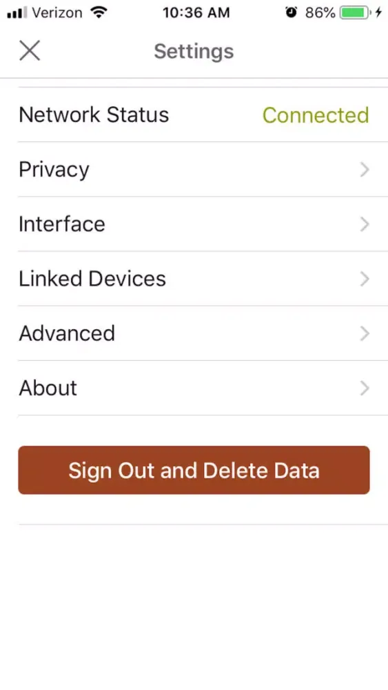 Capturas de pantalla de Forsta Messenger