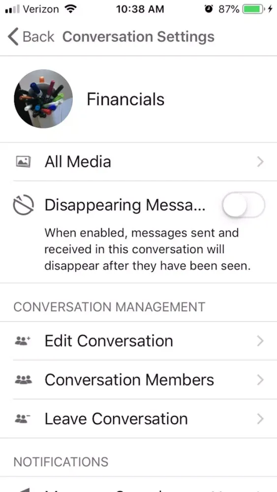 Capturas de pantalla de Forsta Messenger
