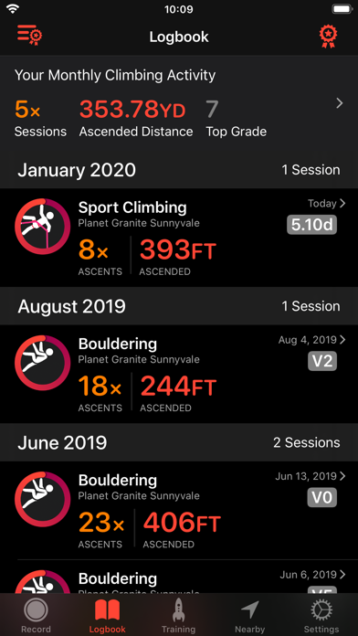 Redpoint: Bouldering, Climbing应用截图