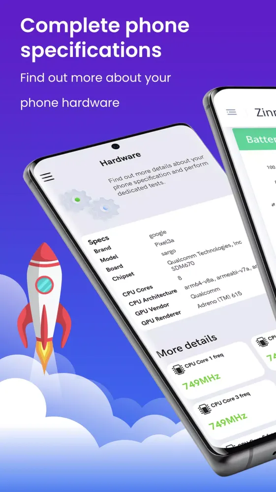 Captures d'écran de Zinny AI Phone Care Genie