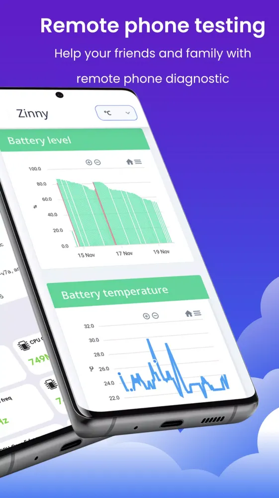 Captures d'écran de Zinny AI Phone Care Genie