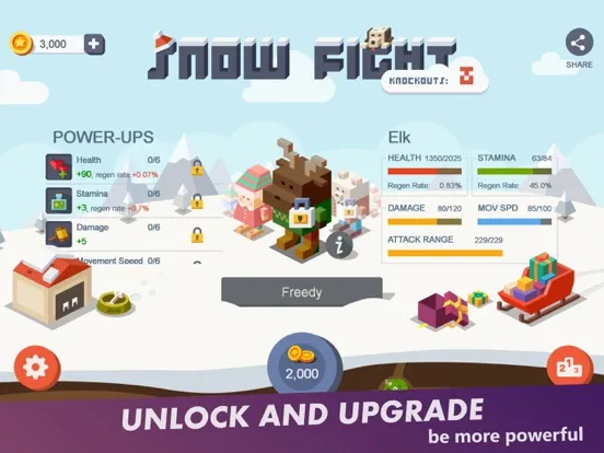 Tangkapan skrin SnowFight Go: Battle Royale iPad 