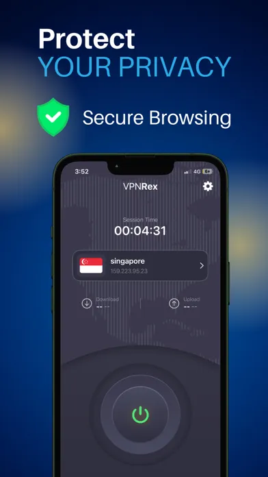 Ảnh chụp màn hình của VPN REX