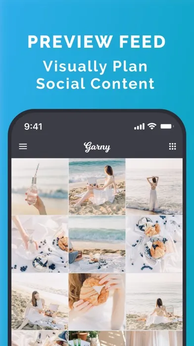 ภาพหน้าจอของ Garny: Preview for Instagram