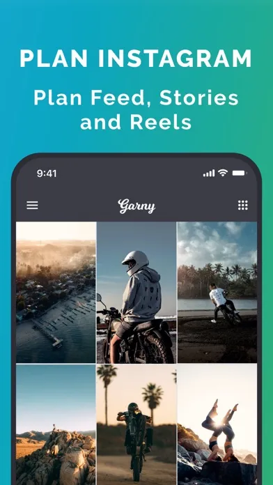 ภาพหน้าจอของ Garny: Preview for Instagram