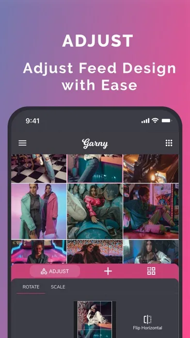 ภาพหน้าจอของ Garny: Preview for Instagram