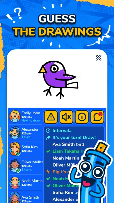 Tangkapan skrin Gartic.io