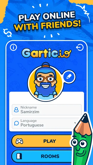 Tangkapan skrin Gartic.io