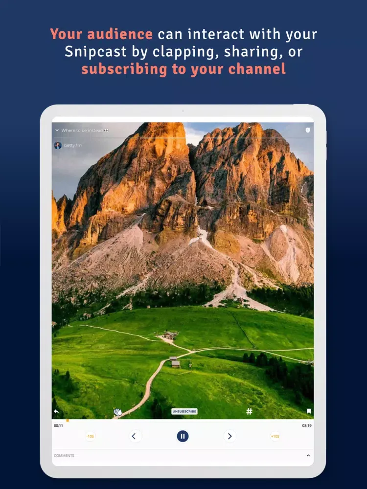 ภาพหน้าจอของ Voiceweb: Audio Social Network iPad 